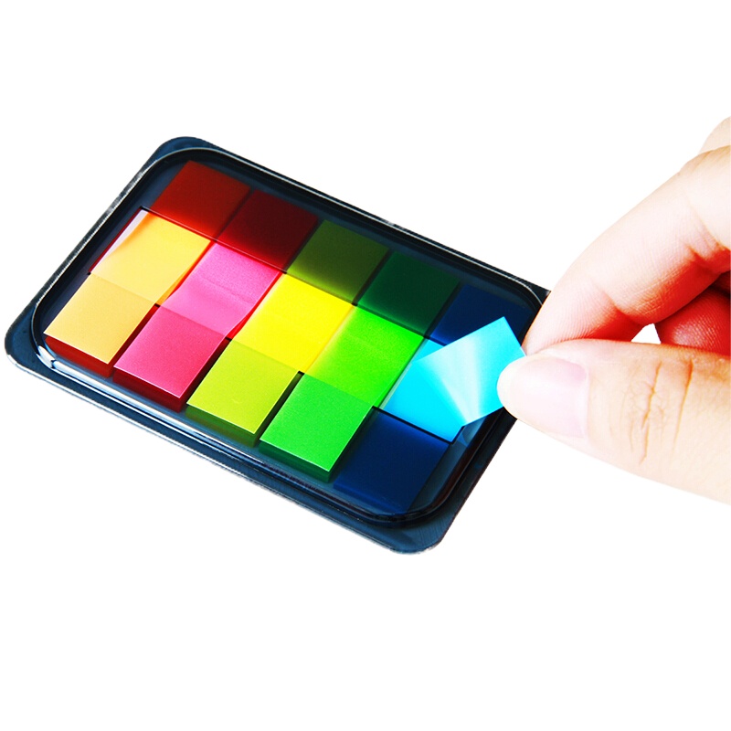 得力(deli) 5色荧光膜指示标签 2个/件(单位:件)