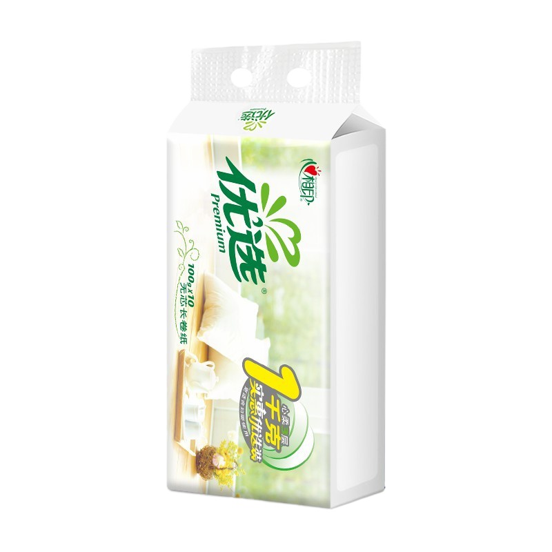 心相印 优选30卷纸无芯长家用卫生纸卷筒纸家庭