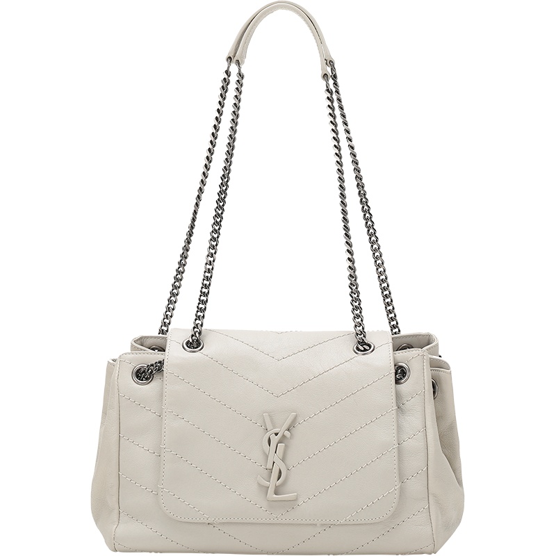 SAINT LAURENT 圣罗兰 女士羊皮仿古手提单肩斜挎包 589300 03W04