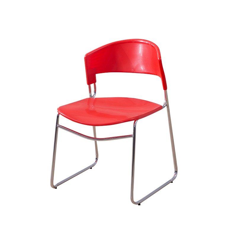 震海ZHC02红色培训椅办公椅电脑椅家用靠背椅宿舍会议椅讲座椅学校写字椅子洽谈椅