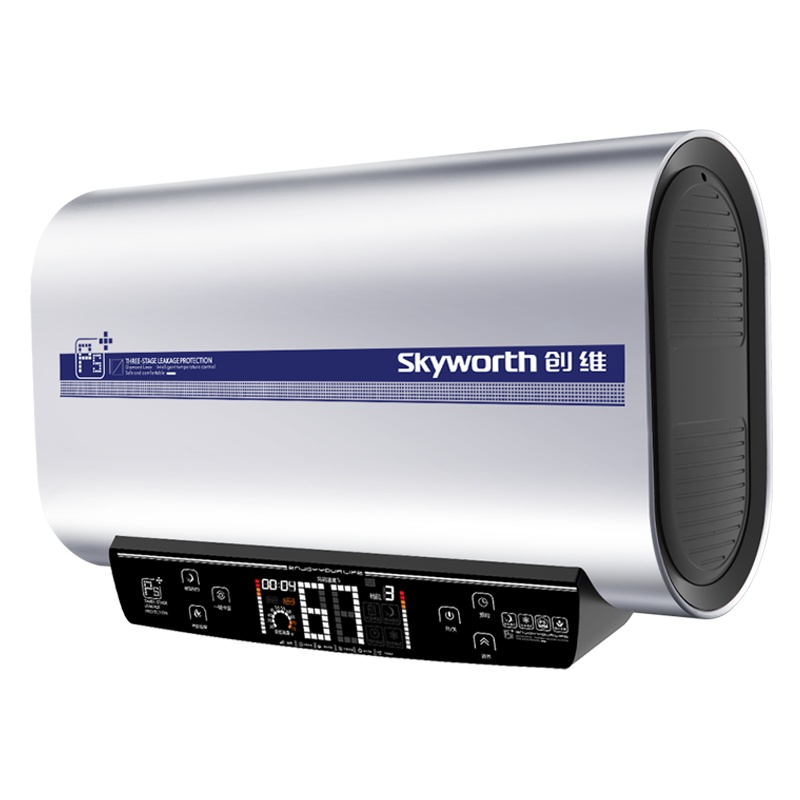 创维(Skyworth)40升 电热水器 家用储水式电热水器扁桶双胆双管3000W速热大容量 遥控预约洗浴D2A