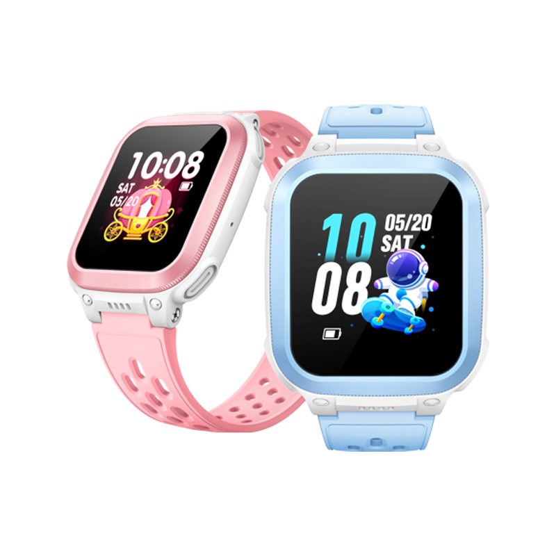 小天才儿童电话手表Q1R桃粉 长续航防水GPS定位智能手表 学生儿童全网通4G手表手机男女孩