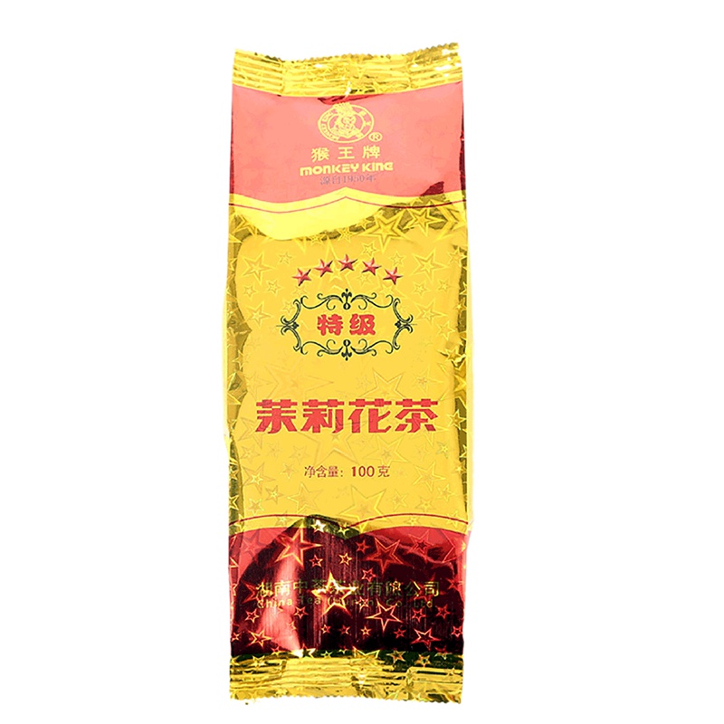 中茶 中粮集团猴王茉莉花茶五星特级经典袋装口粮茶 袋装 100g