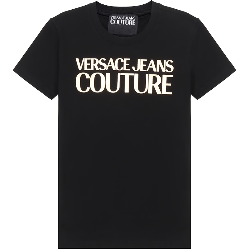 VERSACE JEANS COUTURE 范思哲 女士 棉质圆领短袖T恤 B2HWA7TB 30319