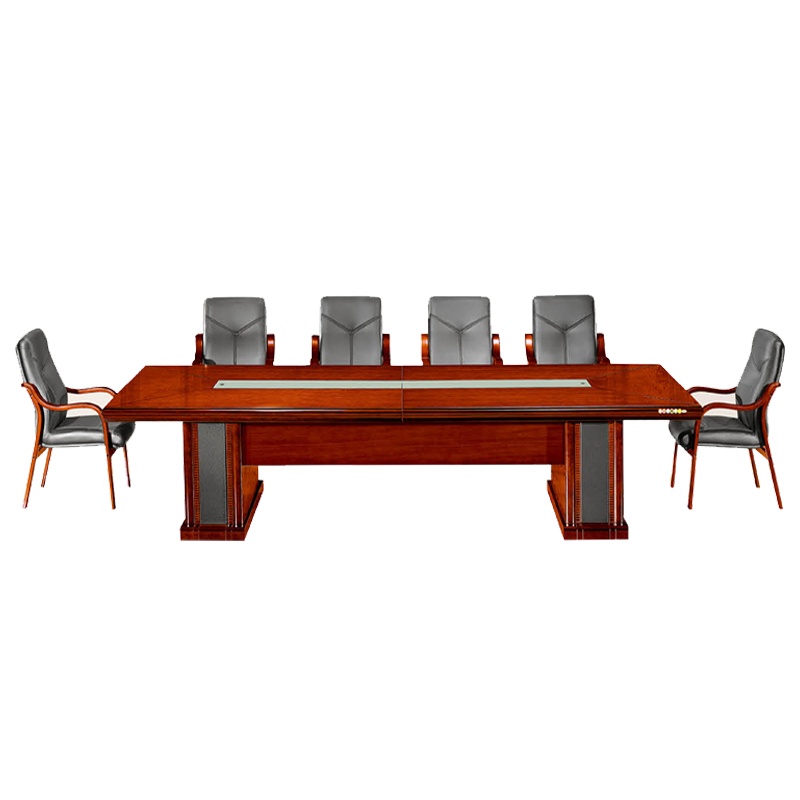 [理政] 油漆会议桌 办公家具 会议桌长条桌 多人办公桌 现代中式漆面会议桌长条桌