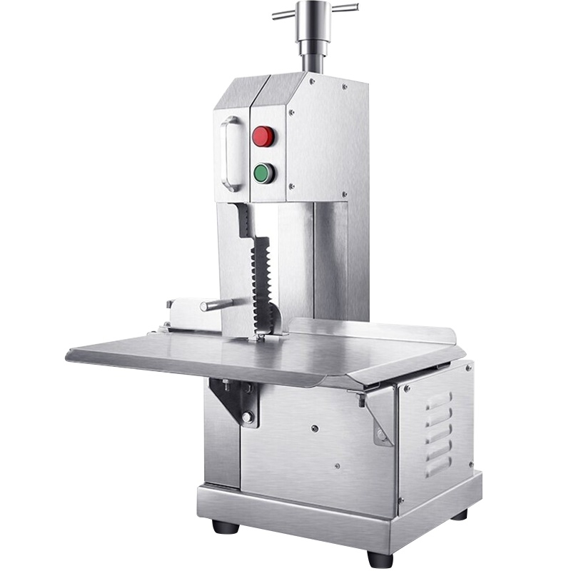 德玛仕DEMASHI多功能商用锯骨机 切割肉排骨猪蹄冻肉剁骨 加厚不锈钢机身650W大功率 YF-W120A中型