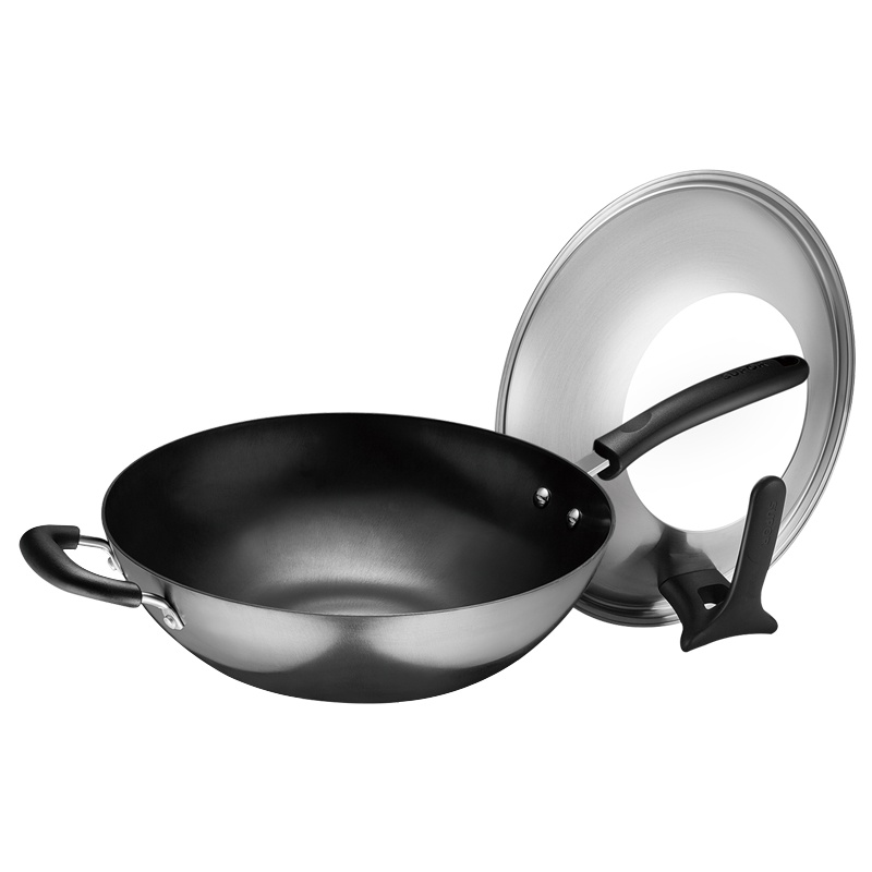 苏泊尔(SUPOR)铸铁真不锈健康铁锅.可立盖 FC32Z9