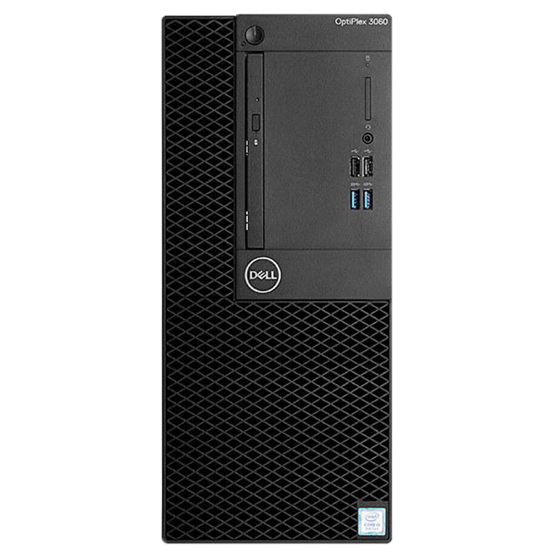 戴尔(DELL)Optiplex3060MT21.5寸台式电脑(i3-8100 4GB 1TB 集成显卡 黑色)