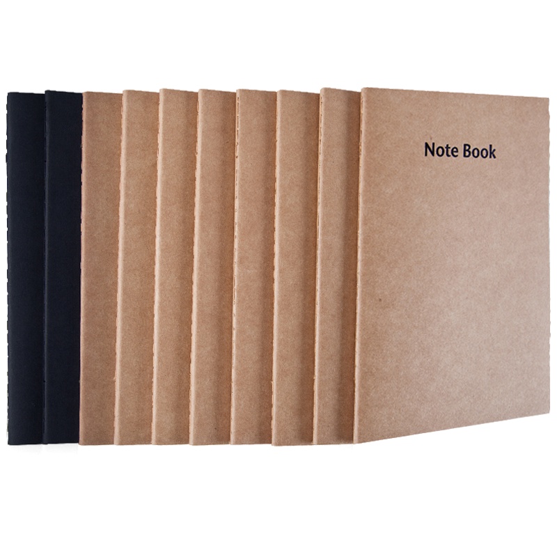 广博GB25402软抄10本 25K40张牛皮纸记事本子 日记本 软抄本 记录本 笔记本子 本子 笔记本/记事本
