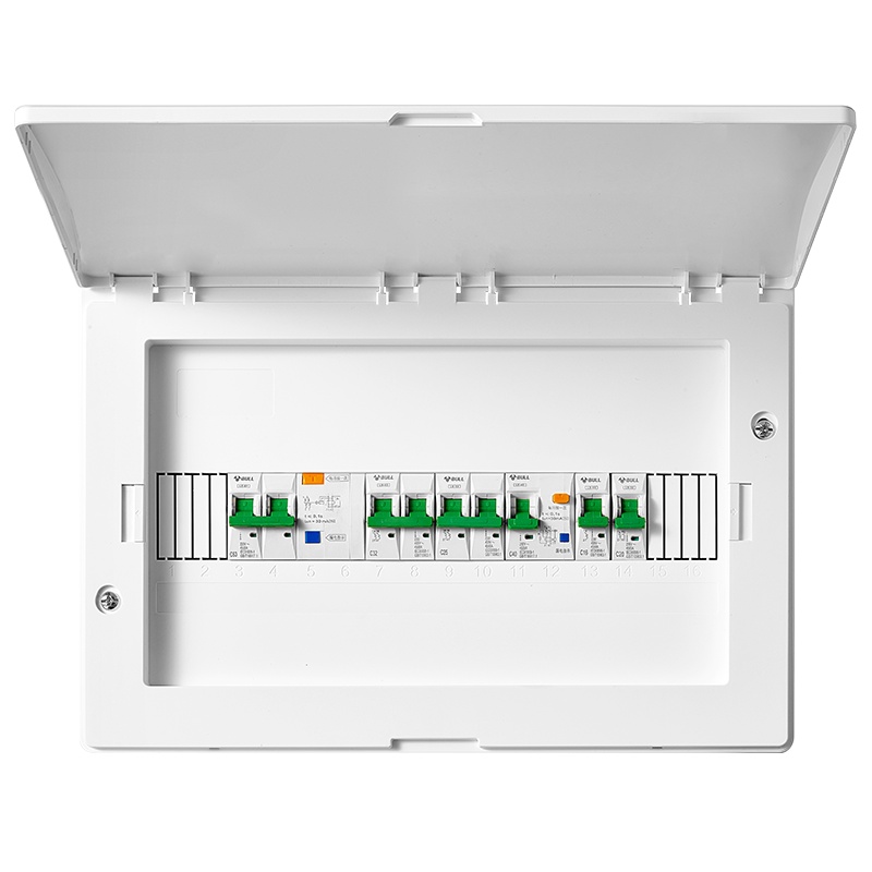 公牛16回路布线箱配电强电箱盒不锈钢空气开关盒子电控箱空开配电箱家用强电布线箱