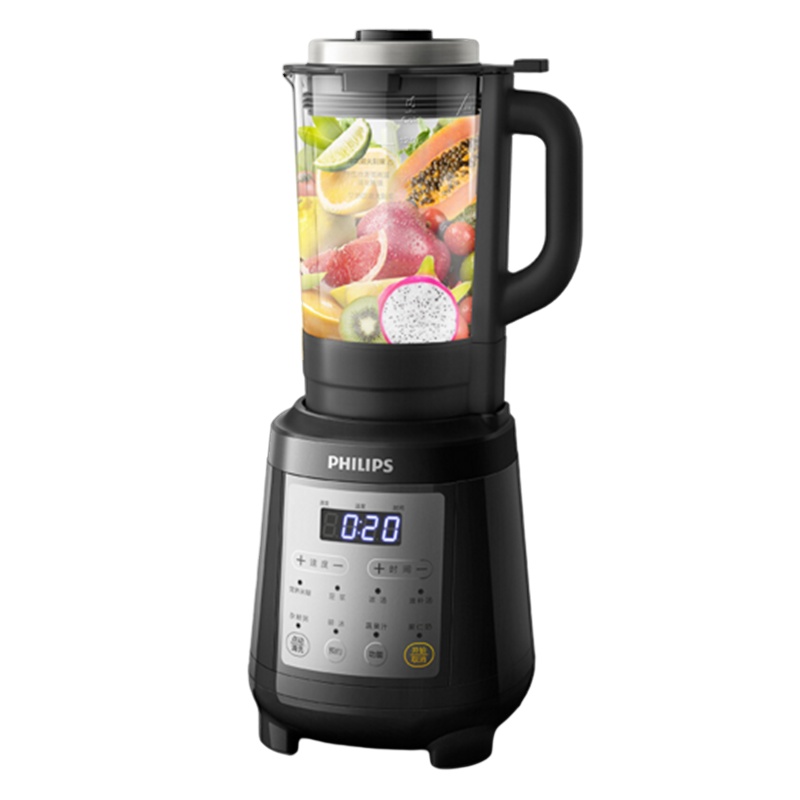 飞利浦(PHILIPS)HR2077/90 破壁机多功能家用豆浆机加热破壁料理机搅拌机辅食机榨汁机