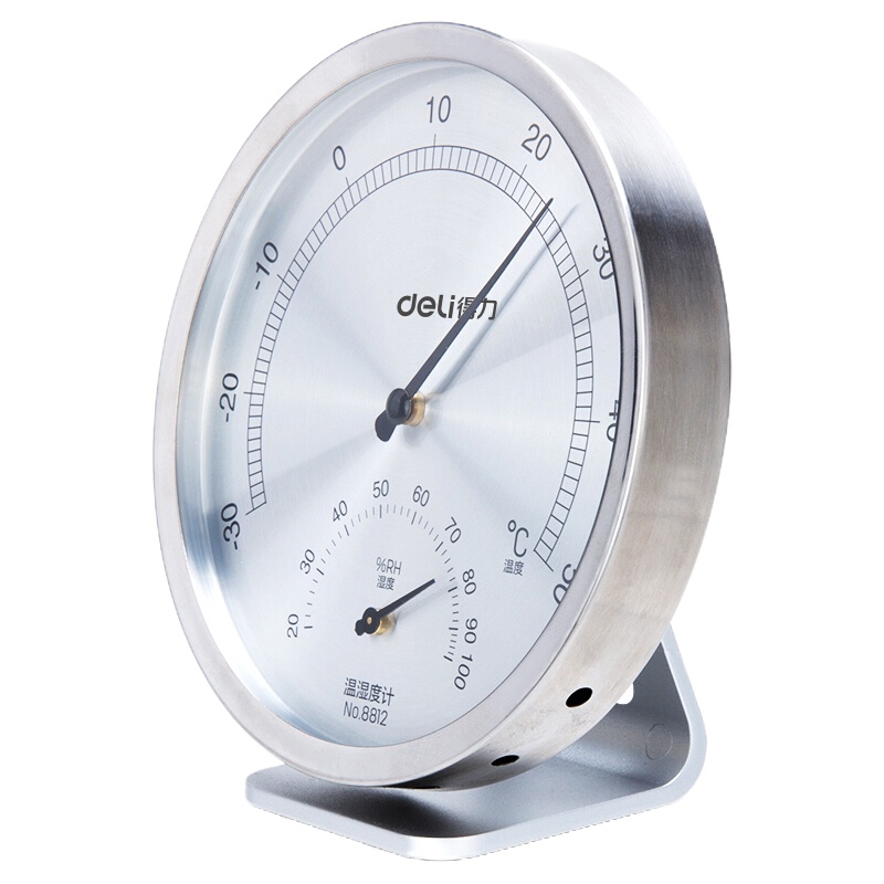 得力8812温湿度计