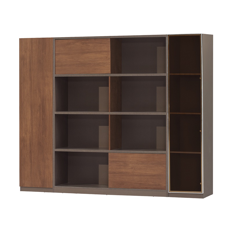 [藏书阁]文件柜资料柜简约现代办公室书柜办公家具办公柜子2.2米