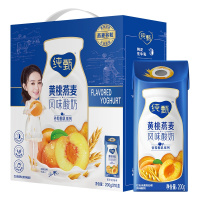蒙牛 纯甄 黄桃燕麦风味酸牛奶200g*10盒
