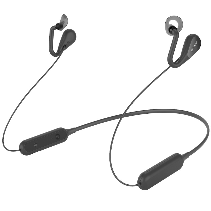 索尼 SBH82D开放式无线蓝牙立体声耳机跑步带麦户外运动 黑色