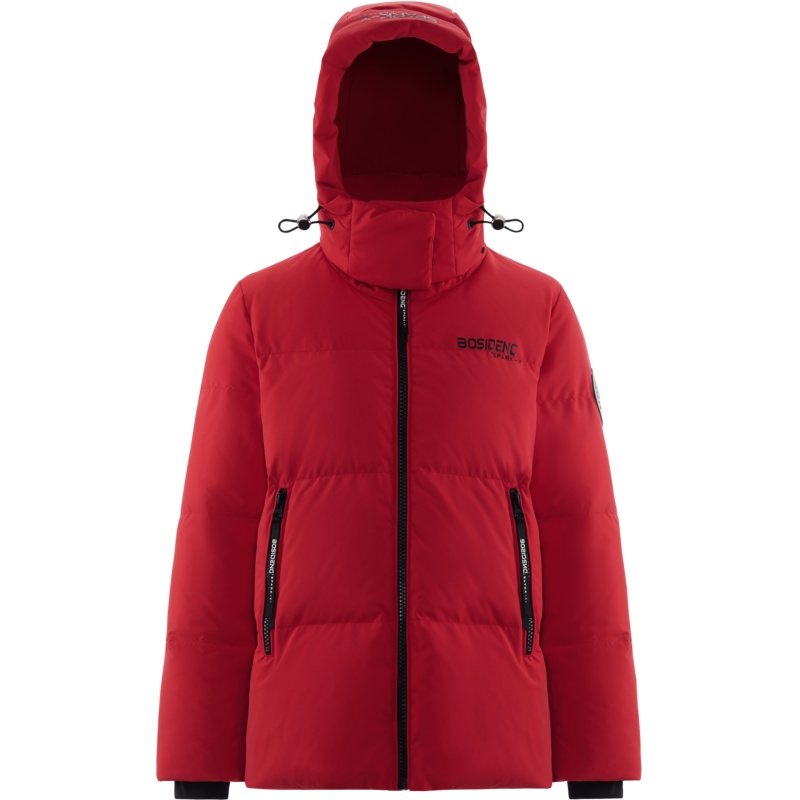 波司登2021年冬季新款羽绒服女短款时尚运动系列防风高领可脱卸帽90绒外套B10143304