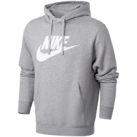 NIKE耐克男装上衣简约保暖连帽套头衫宽松卫衣运动服BV2974