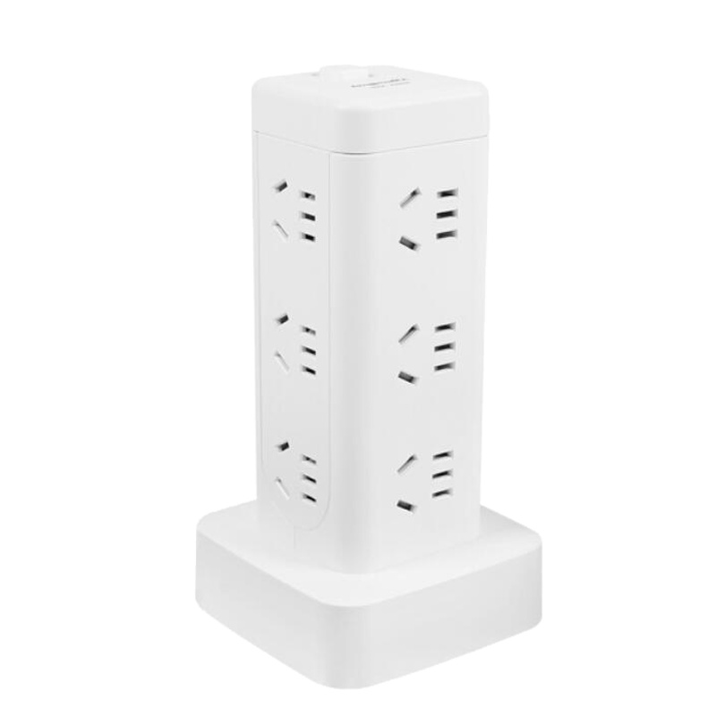 良工(lengon)U1012 1.7米加粗电缆线 立式手提新国标插座 带儿童防触碰保护门插线板插排插座 客厅卧室必备