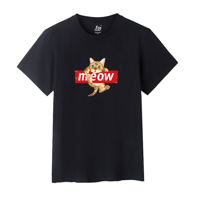 拓路者2020夏季原创新款印花纯棉短袖潮流休闲百搭ins男女同款学生宽松T恤