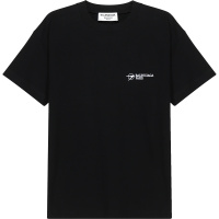 巴黎世家 BALENCIAGA 女士棉质圆领短袖T恤612965 TKV86