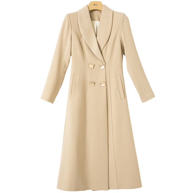 晚白2021春季新品时尚通勤简约纯色百搭修身显瘦西装裙连衣裙女