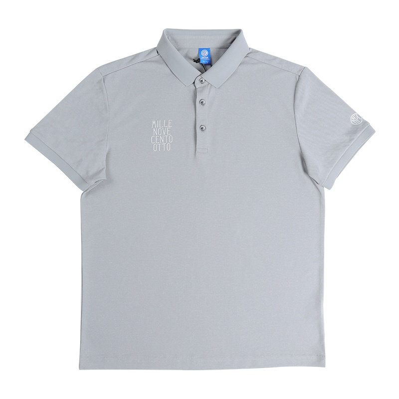 国际米兰2020夏款商务系列藏青POLO衫训练运动短袖简约纯色翻领舒适透气