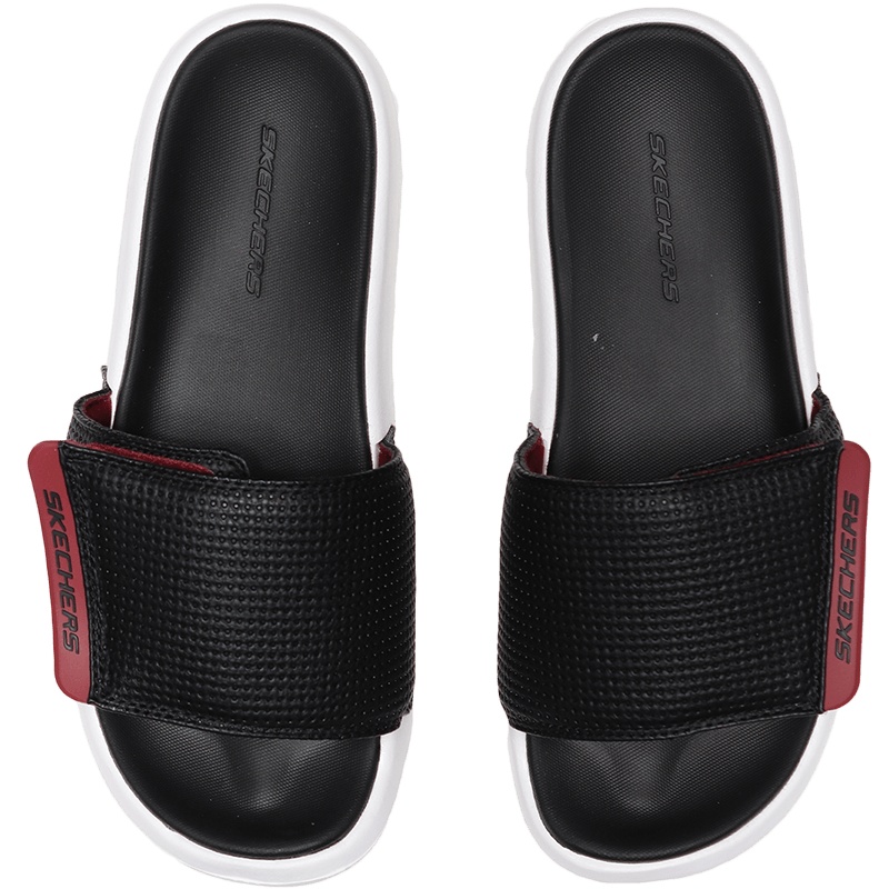 Skechers斯凯奇男鞋拖鞋时尚魔术贴露趾沙滩鞋休闲鞋51729