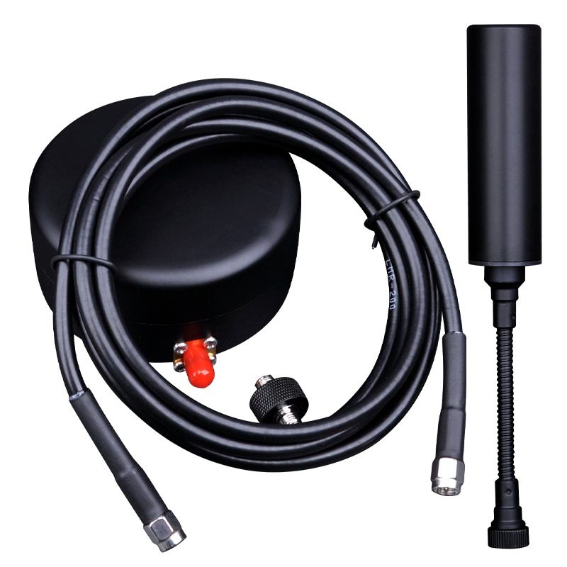 乐众(LeSat)对讲机吸盘天线 车载卫星电话天线卫星海事电话车载天线 黑色