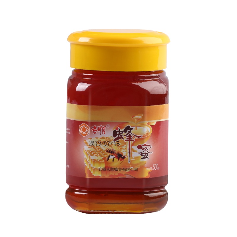 [吉顺] 枣花蜜 500g/罐 纯正无添加枣花蜂蜜 农家自产 香味浓郁