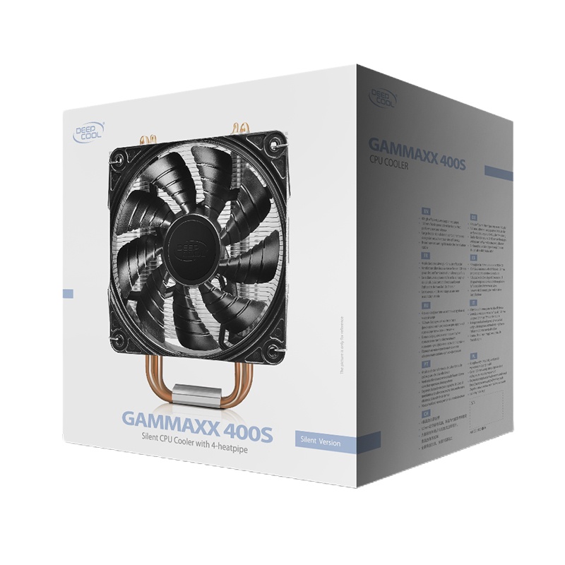 九州风神(DEEPCOOL) 玄冰400雪豹 CPU散热器(多平台/支持AM4/4热管/12CM风扇)散热器笔记本