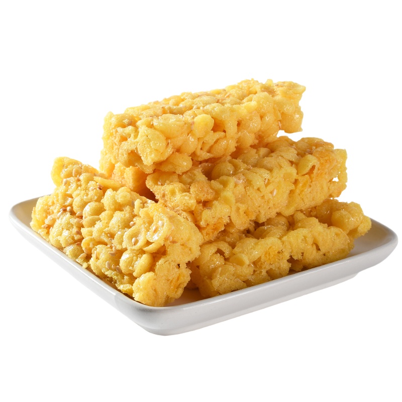 旺森玉米酥脆片300g约16个盒装硬沙琪玛休闲零食