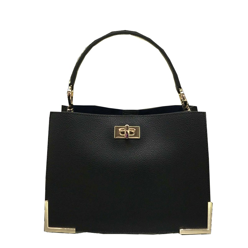 HONGU红谷女包 横款方形宴会牛皮手提包H51447510