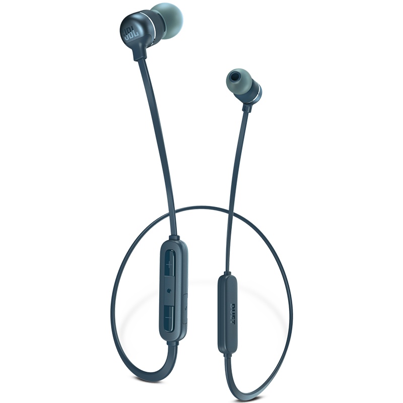 JBL DUET MINI2 入耳式无线蓝牙耳机 磁吸线控 超长续航 运动游戏 线控耳麦 深沉蓝