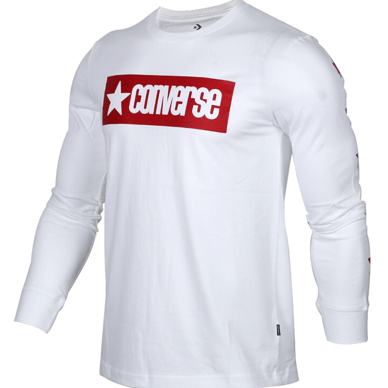 converse匡威秋季男星串标时尚运动休闲长袖T恤10008825-A01 A04