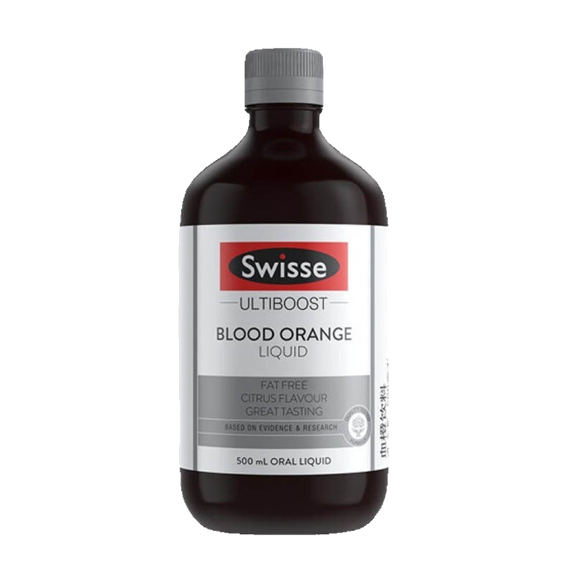 Swisse斯维诗 大Q瓶 血橙饮料(新版)500ml/瓶含花青素和维生素C 胶原蛋白肽澳洲进口 500ML