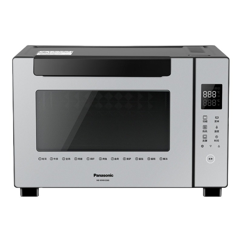 松下(Panasonic)NB-WMH3260 电烤箱 家用 烘焙电烤箱 多功能全自动上下烤管32L