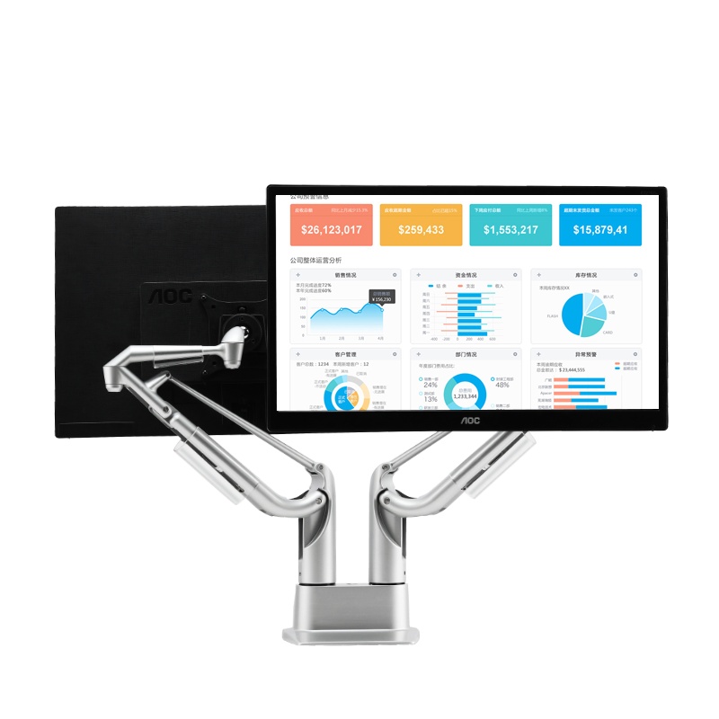 慧想(Thinkwise)显示器支架 气压支臂 万向旋转可升降 K201