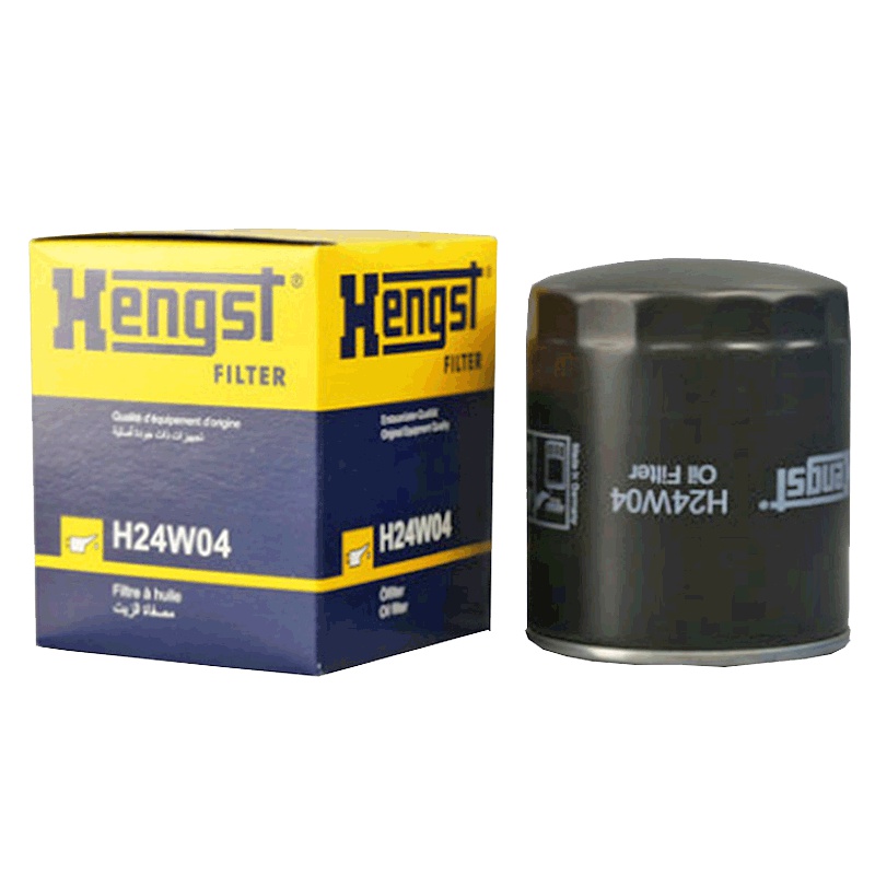 汉格斯特（hengst）机油格滤清器铁壳H24W04适用于帕萨特B5领驭奥迪A4 A6 A6L A8 A8L