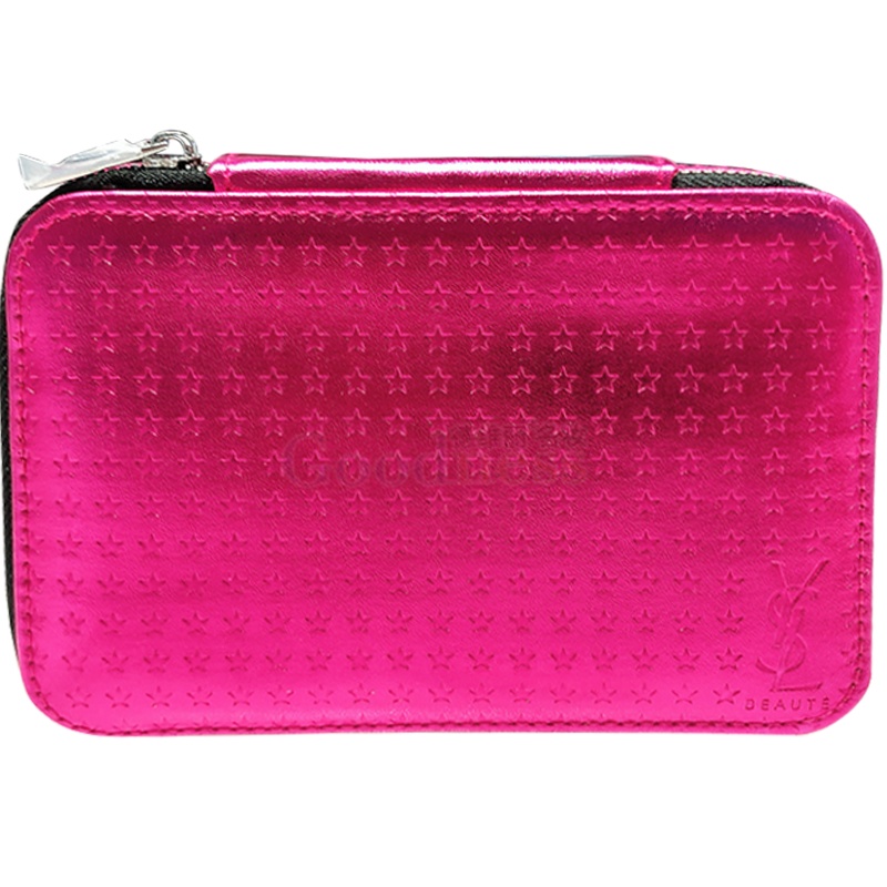 圣罗兰(YSL)耀夜星河玫红内带镜子化妆包