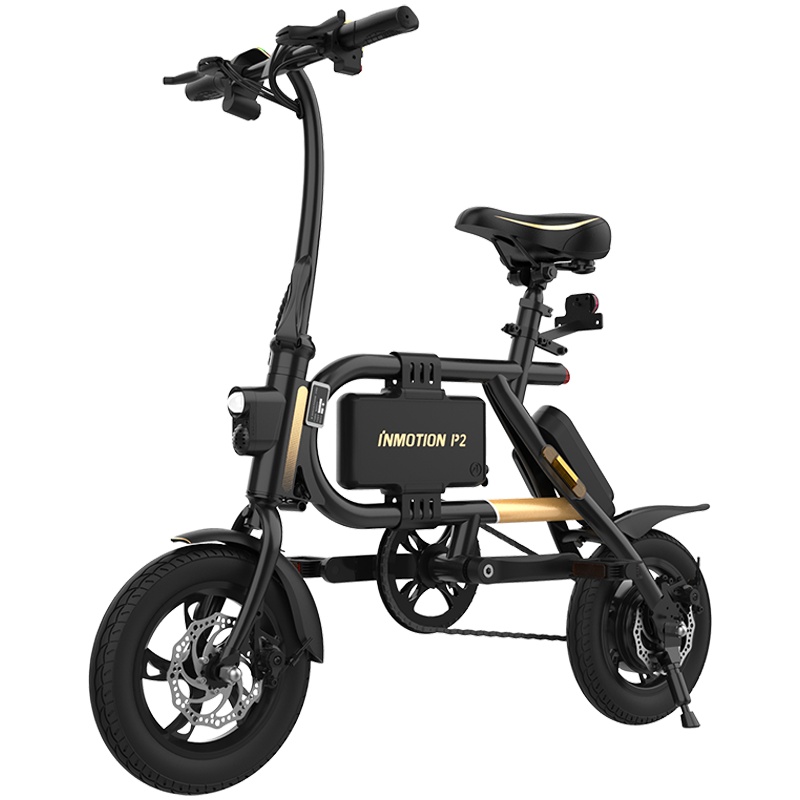 [新国标][华为生态款]乐行天下(INMOTION)电动自行车P2豪华版折叠便携电动车迷你亲子电瓶车小型成人代步车
