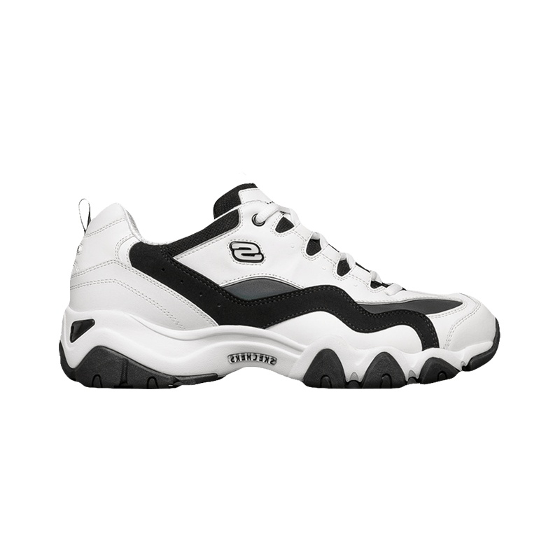 【自营】Skechers斯凯奇男鞋休闲鞋熊猫鞋复古时尚老爹运动鞋666063