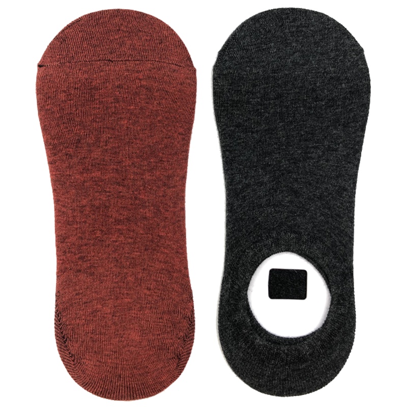 Heheng·和亨 2019年秋季新款纯色防滑隐形袜船袜四季运动棉袜男