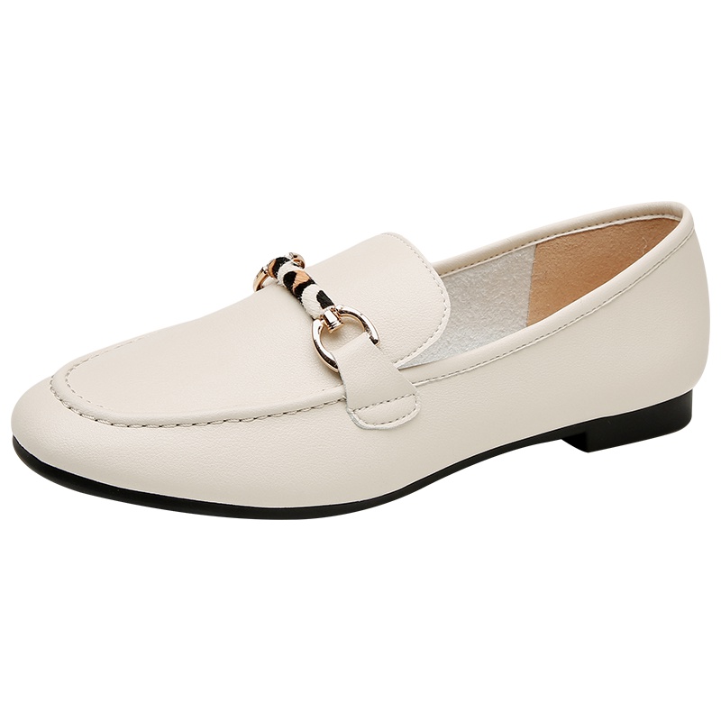 花花公子2019秋仙女鞋两穿乐福鞋女方头平底一脚蹬单鞋懒人鞋