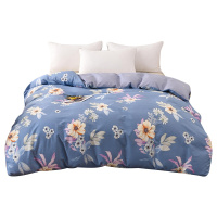 泰念(Tai nian)新款全棉单被套简单舒适小清新学生宿舍床上用品纯棉单被套180*220cm