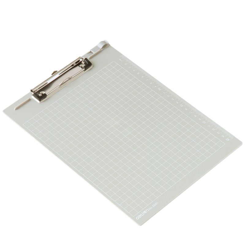 得力(deli)9240书写板夹(浅灰)