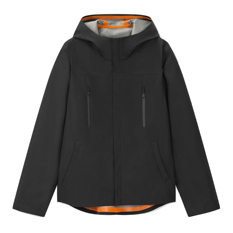 GXG男装 春季男士黑色韩版潮流休闲连帽夹克外套茄克