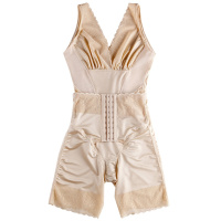 前扣塑身衣连体女双重收腹束美体塑形内衣提臀瘦身衣塑型衣排扣