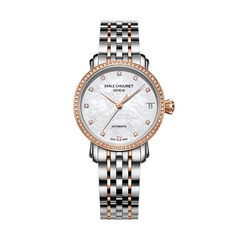 (Emile Chouriet)瑞士艾米龙表莱蒙系列女士机械表01.1168.L30.6.9.82.1