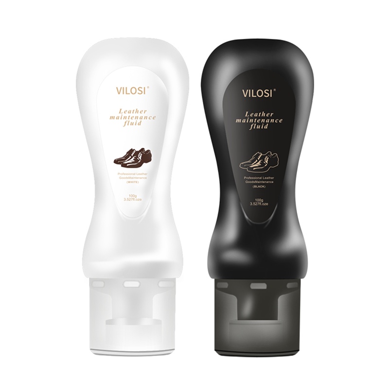 英国vilosi液体鞋油升级款 防水去污补色上光 真皮皮鞋保养油护理神器鞋油黑色100ml单支装