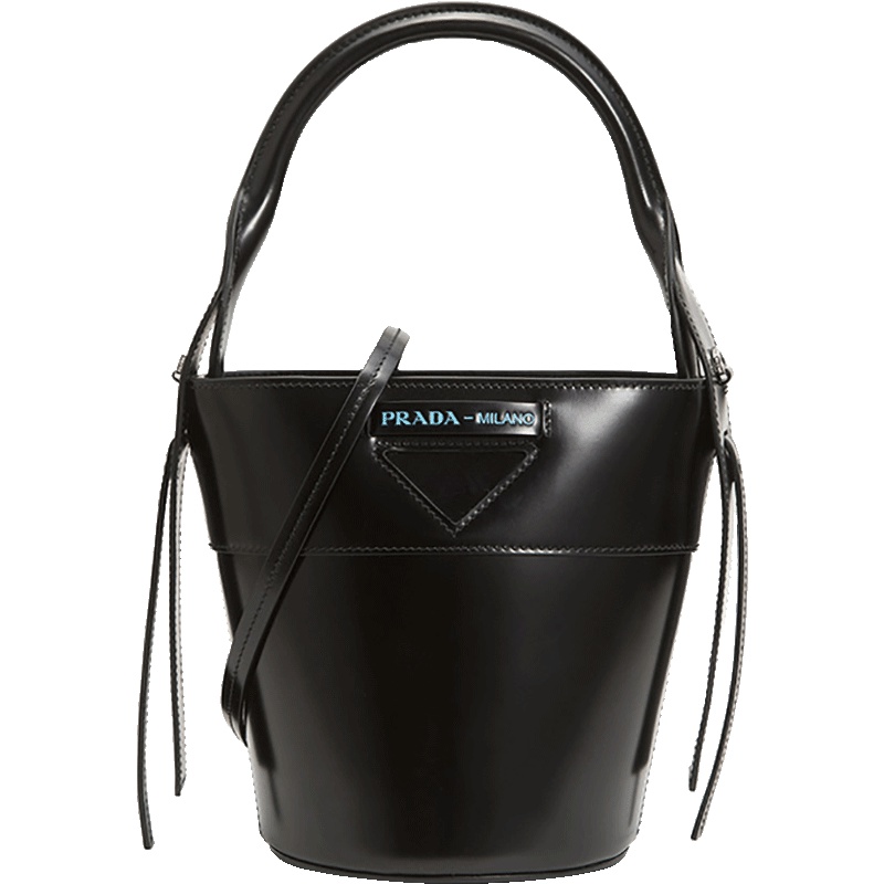 PRADA 普拉达 女士牛皮手提单肩斜挎包水桶包 1BE015 ZO6